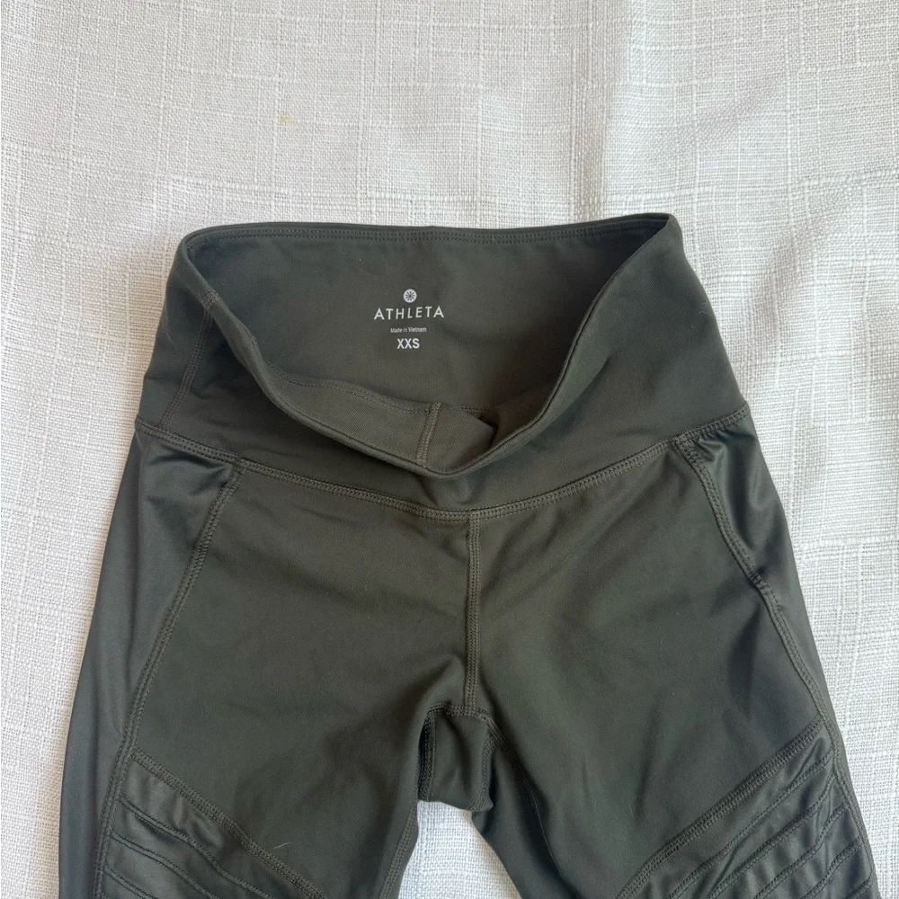 Athleta Olive Green Leggings